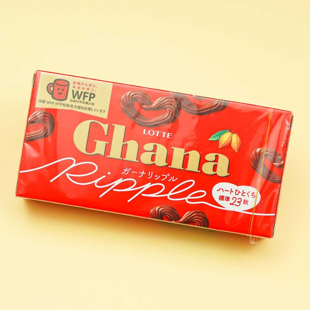 Lotte Ghana Ripple Herzförmige Schokolade