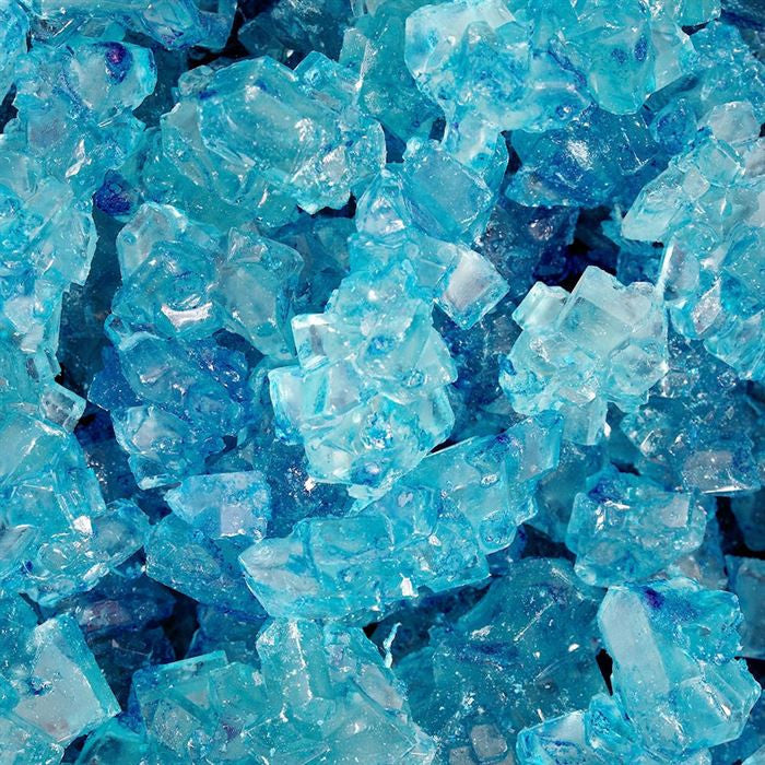 Blau Rock Süßigkeiten auf String Blau Himbeere