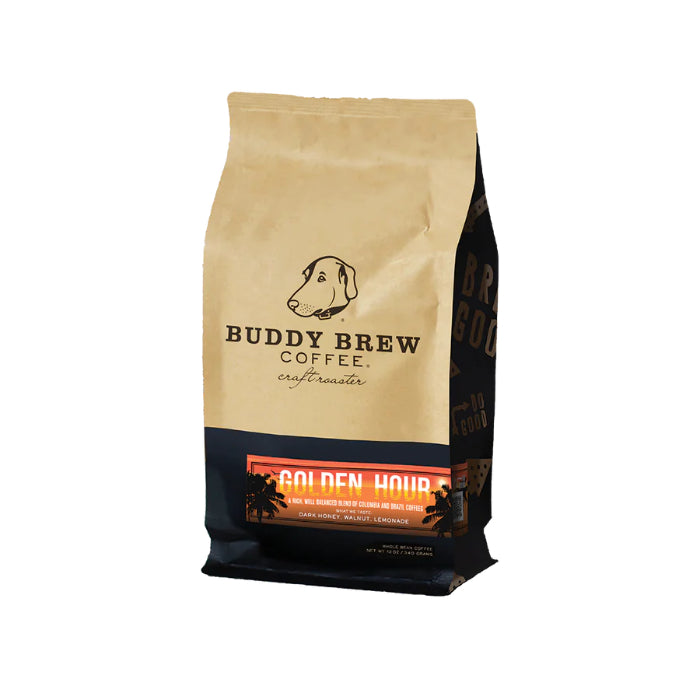 Buddy Brew – Golden Hour Roast Kaffee, 12 Oz (Packung mit 6 Stück)