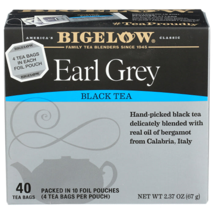 Bigelow – Earl Grey Tee, 40 Beutel, 2,37 oz – Packung mit 6 Stück