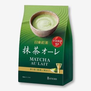 Nitto Schwarzteepulver – Matcha au lait
