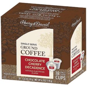 Harry & David – Single Serve gemahlen Kaffee Tassen Schokolade-Kirsche-Dekad