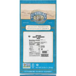 Lundberg Bio-Kalifornien weiß arborio Reis, 25 lbs