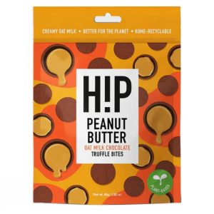 H!P – Hafer Milch Schokolade Erdnussbutter Trüffelstiche, 2,82 Unzen