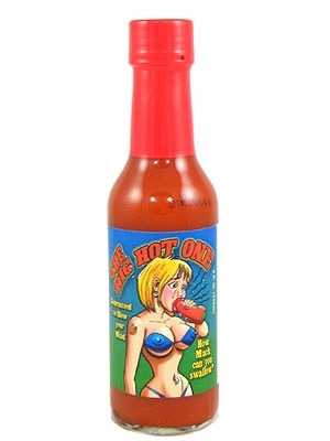 Die groß Hot One Chilisauce, wie viel können Sie schlucken, 5oz