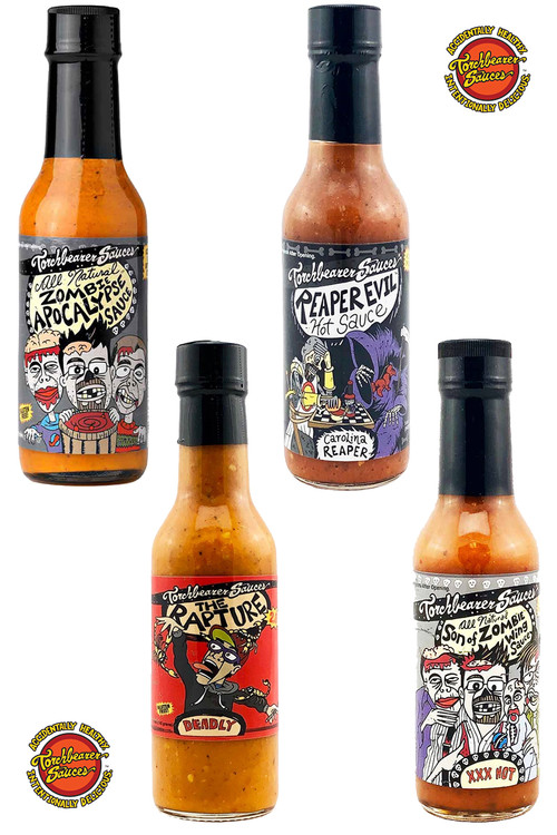 Torchbearer heißeste Saucen Zombie Reaper Geschenkset, 4/5oz