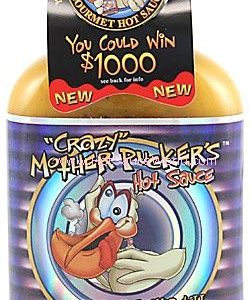 Crazy Mother Pucker’s Maniacal Senf scharfe Sauce, 6,5 Unzen.
