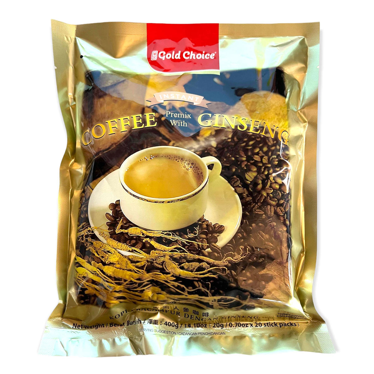 Gold Choice – Kaffee-Vormischung mit Ginseng – 400G