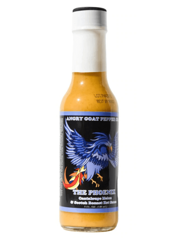 Chilisauce Angry Goat Pfeffer Co The Phoenix auf Hot Ones Cantal vorgestellt