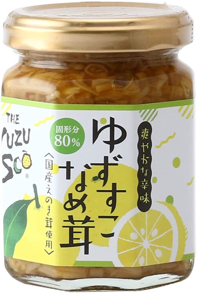 Takahashi Shoten, Yuzusuko Nametake, heiß & Zitrusgeschmack, Namenstake Pilz. – 140g