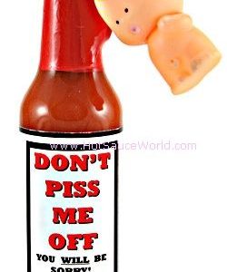 Don’t Piss Me Off scharfe Sauce mit Schlüsselanhänger, . – 5oz
