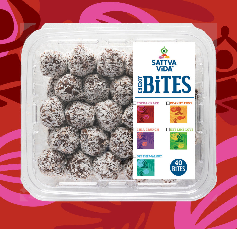 Sattva Vida Kakao Craze Energy Bites Box – insgesamt 40 Bites