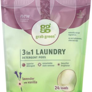 Grabgreen – Waschmittel 3In1 Lavendel Vanille, 15.2 Oz (Packung von 1)