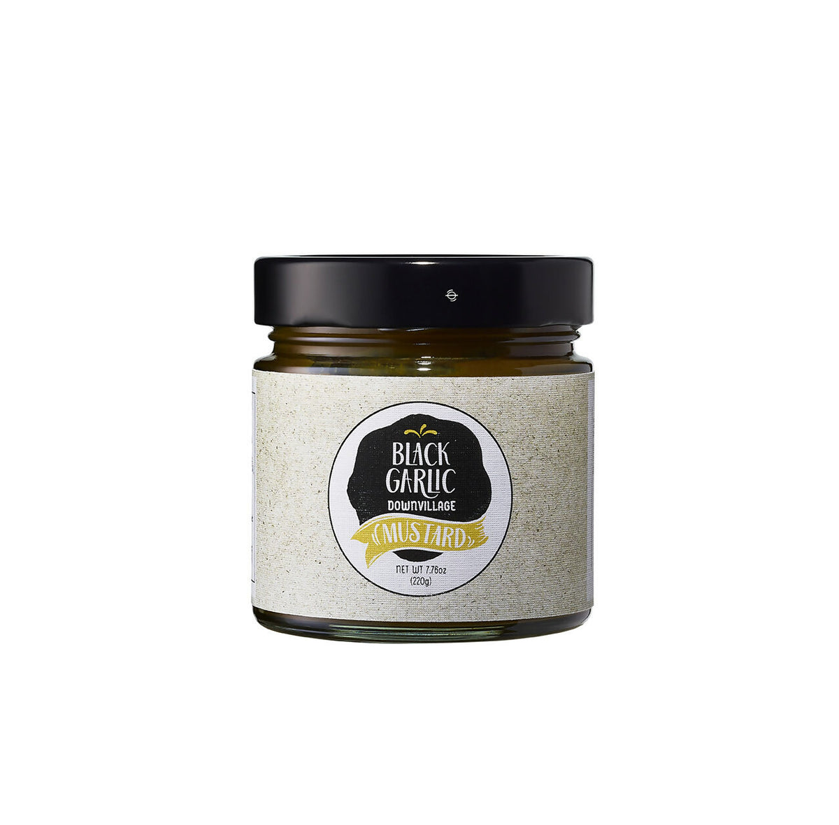 Epicurean Pantry Schwarzer Knoblauch Senf Glas – 220g