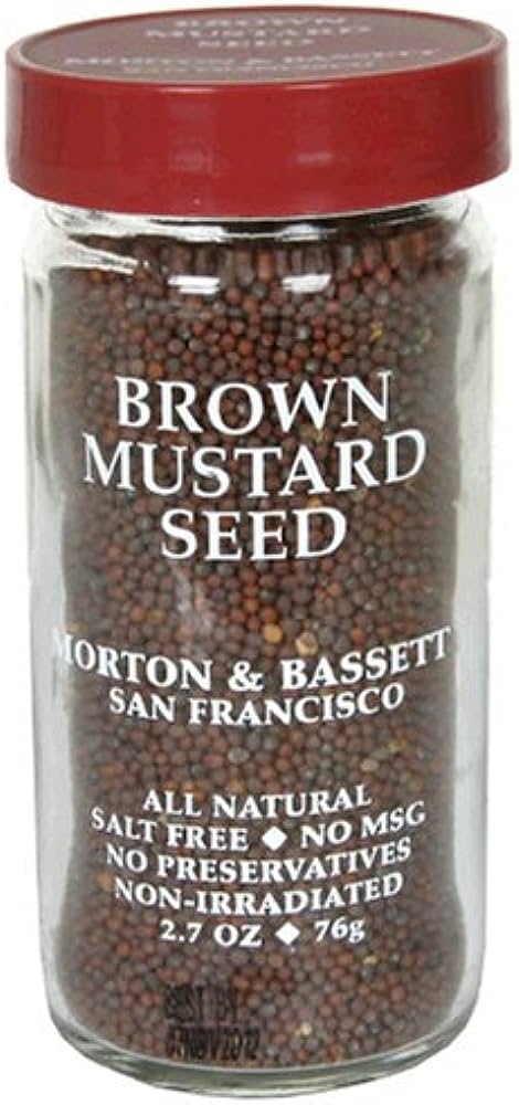 Morton & Bassett Senfsamen 2.7 Oz – Packung mit 3