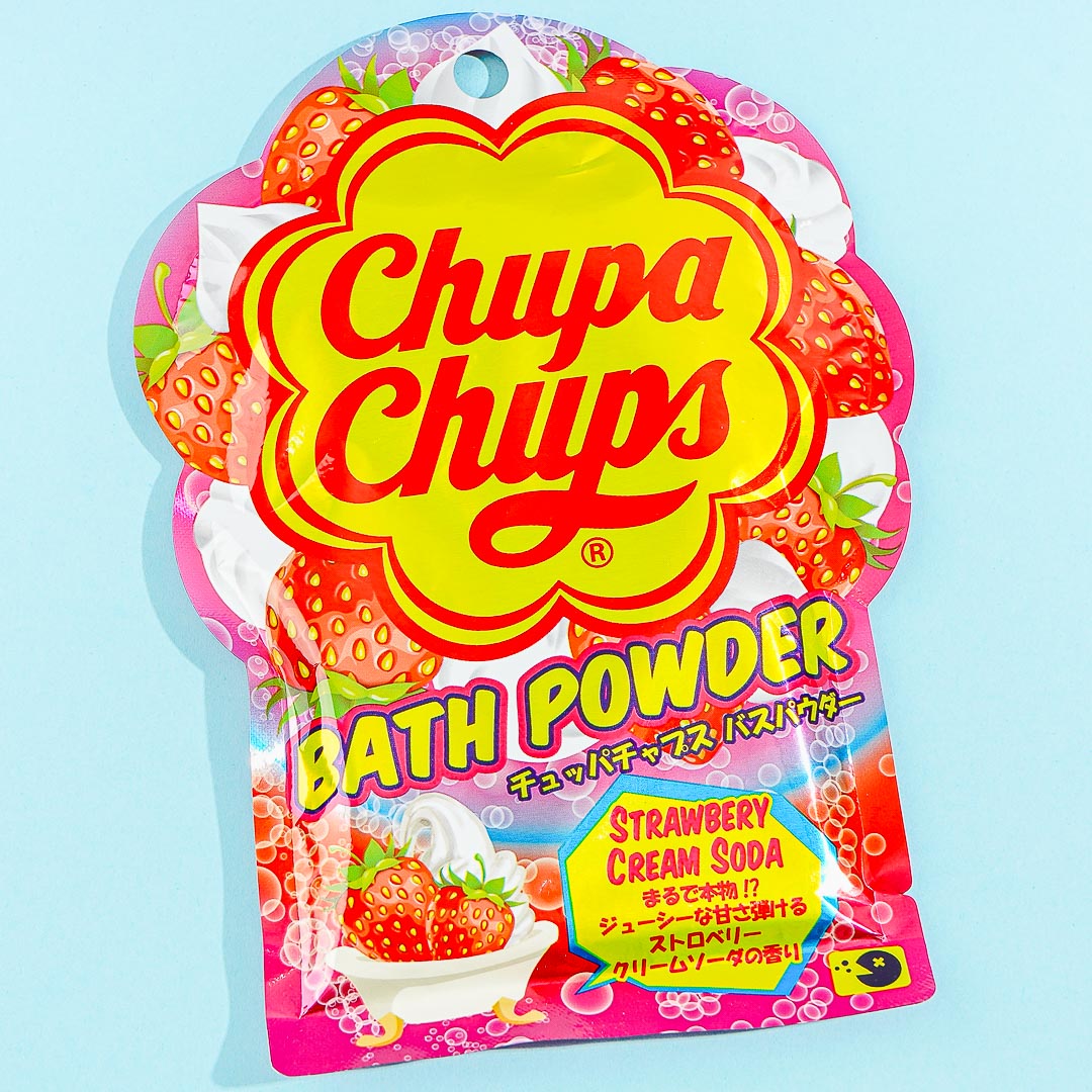Chupa Chups Bath Pulver – Erdbeercreme Soda