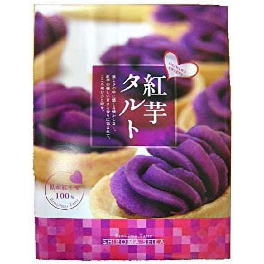 Okinawa Shiroma Seika Lila Süßkartoffel Tart Beni-imo (12 Stück) Hergestellt in Japan – Tokyo Sakura Mall