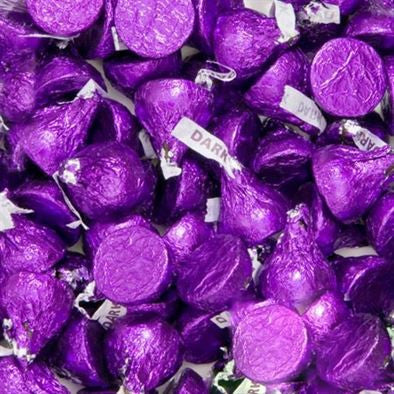 Lila Hershey's Küsse – Spezielle dunkle Schokolade