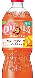 Suntory, Boss, Craft Boss, Fruits Tee mit Pfirsich & Mango, – 600ml