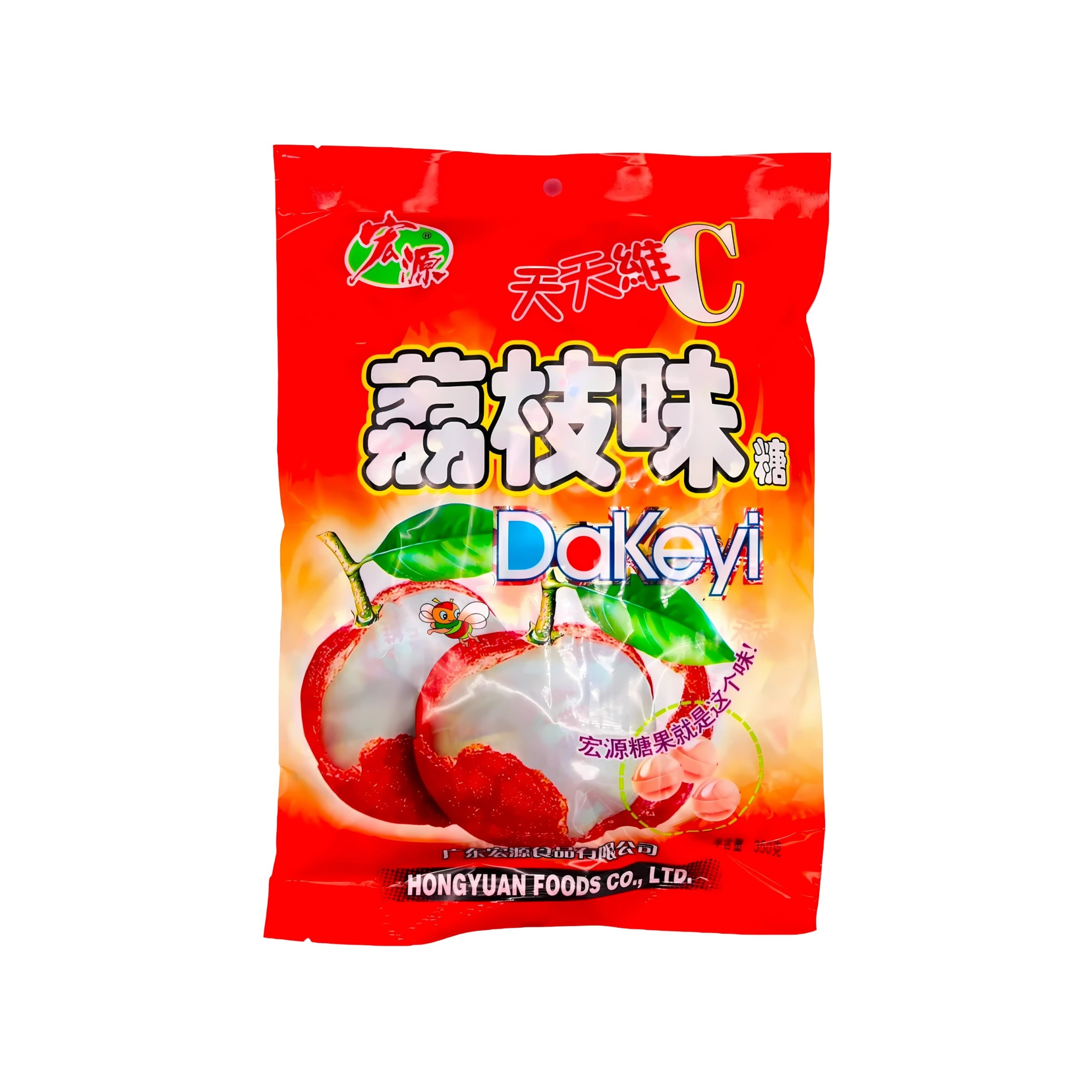 Hong Yuan Lychee Süßigkeiten (China)