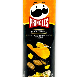Pringles Schwarzer Trüffel Samt Kartoffelpüree (China) (Gehäuse mit 12 Stück) – 80g