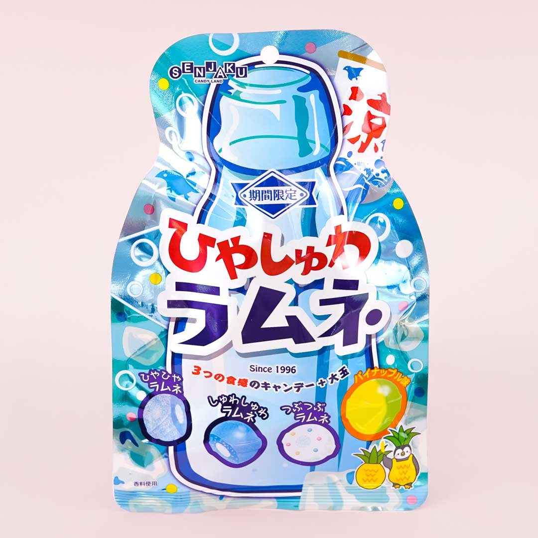 Senjakuame Hiyashuwa Ramune & Ananas Süßigkeiten