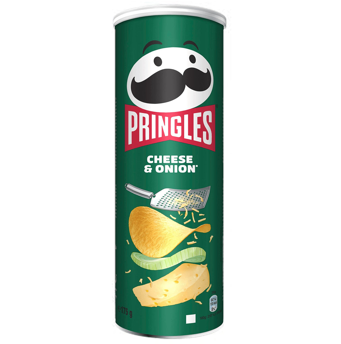 Pringles Käse & Zwiebel Kartoffelchips 165g BELGIUM (Fall von 12)