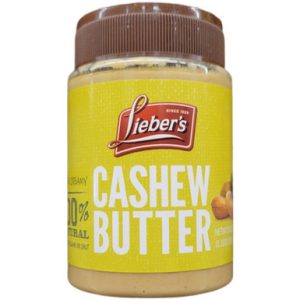 Lieber’s Cashewbutter, natürlich cremig, kein Zucker ohne Salz, 11 Unzen