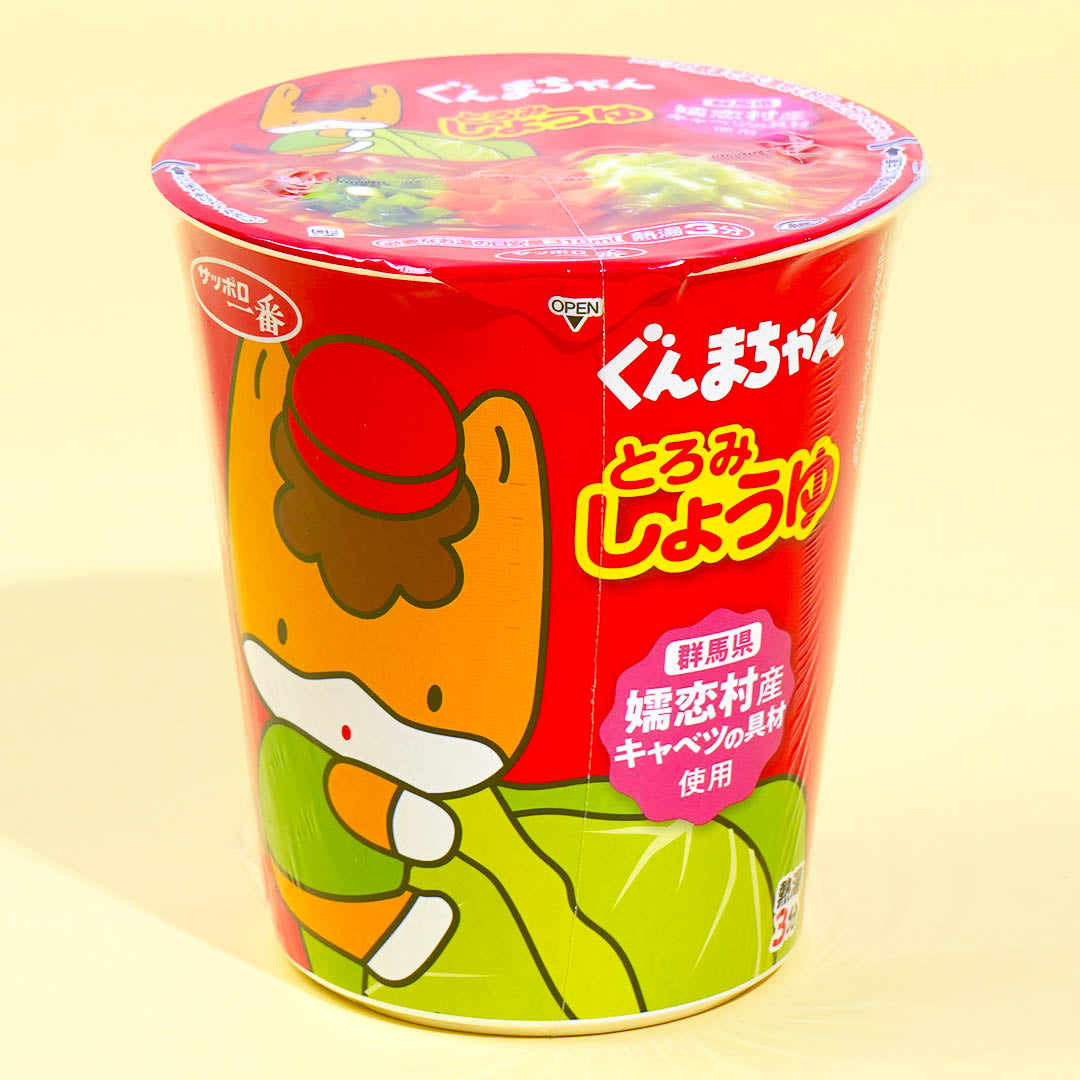Gunma-Chan Sapporo Ichiban Noodle Bowl – Dicke Sojasauce