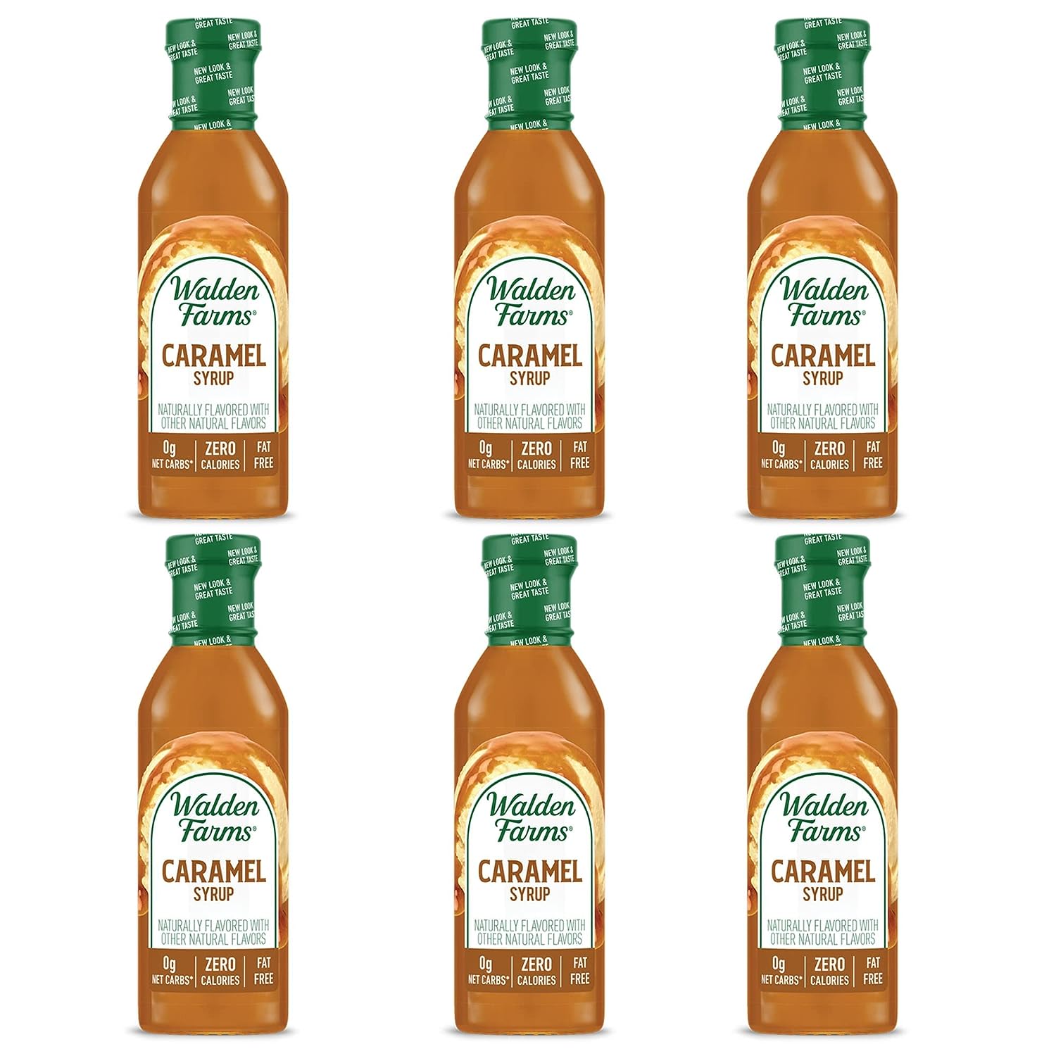 Walden Farms Sirup cf caramel 12 fo – Packung mit 6 Stück