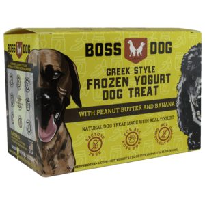 Boss Dog Brand Inc – Joghurt gefrorene Erdnuss Banane, 14 oz – Packung mit 1 Stück