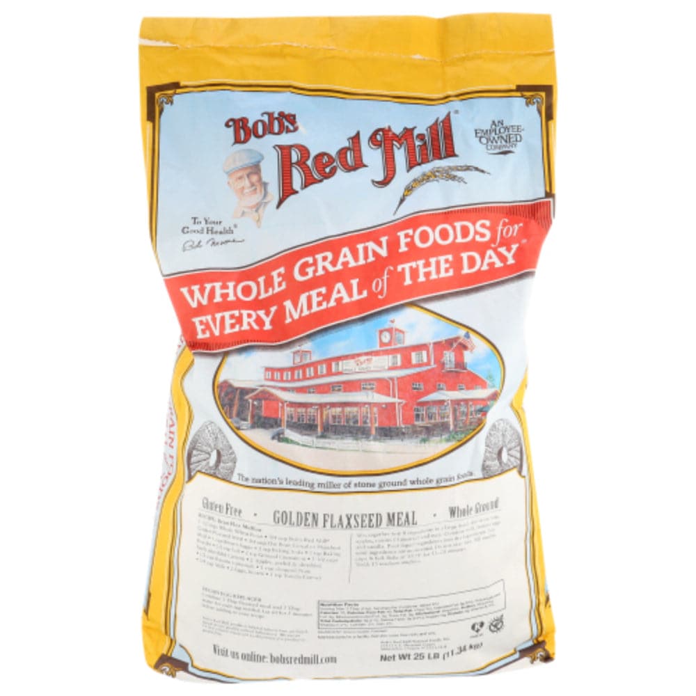 Bob's Red Mill Vollkorn Golden Leinsamen Mahlzeit, 25 lb