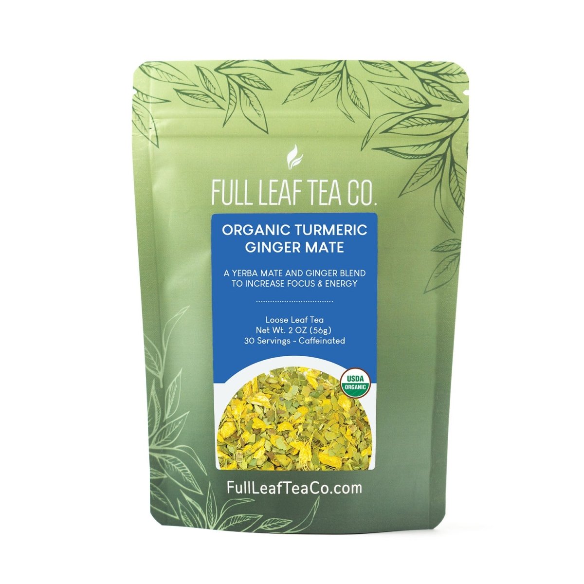 Bio Kurkuma Ingwer Mate Retail Taschen – Fall von 6
