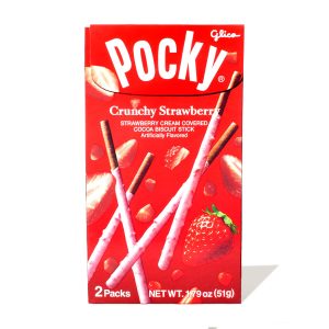 Glico Pocky: knusprig Erdbeeren