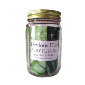 Diy Pickle Kit mit Glas – hinterhältiger Dill – 24 Gläser