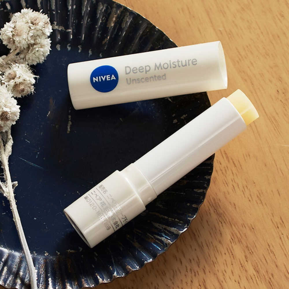 Kao NIVEA Deep Moisture Lip Unscented – Hergestellt in Japan – Tokyo Sakura Mall