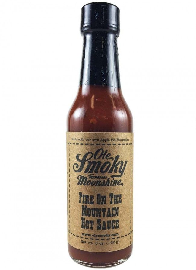 Ole rauchig Moonshine Feuer auf dem Berg Chilisauce, 5oz