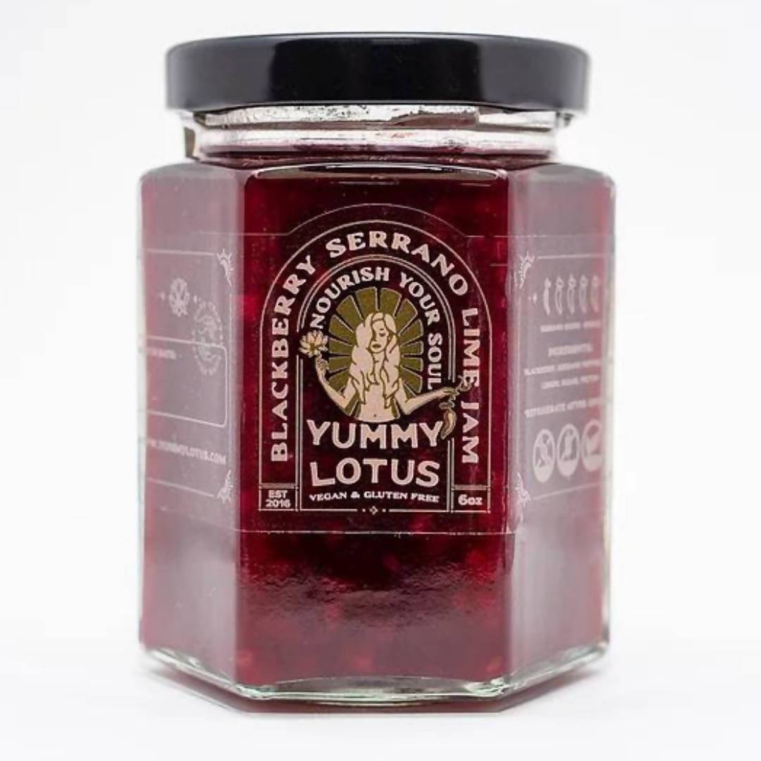 Brombeere Serrano Limette Jams – 6 x 6 Unzen