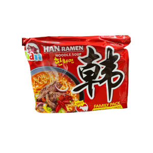 Han Ramen Nudelsuppe würziges Rindfleisch Familienpackung