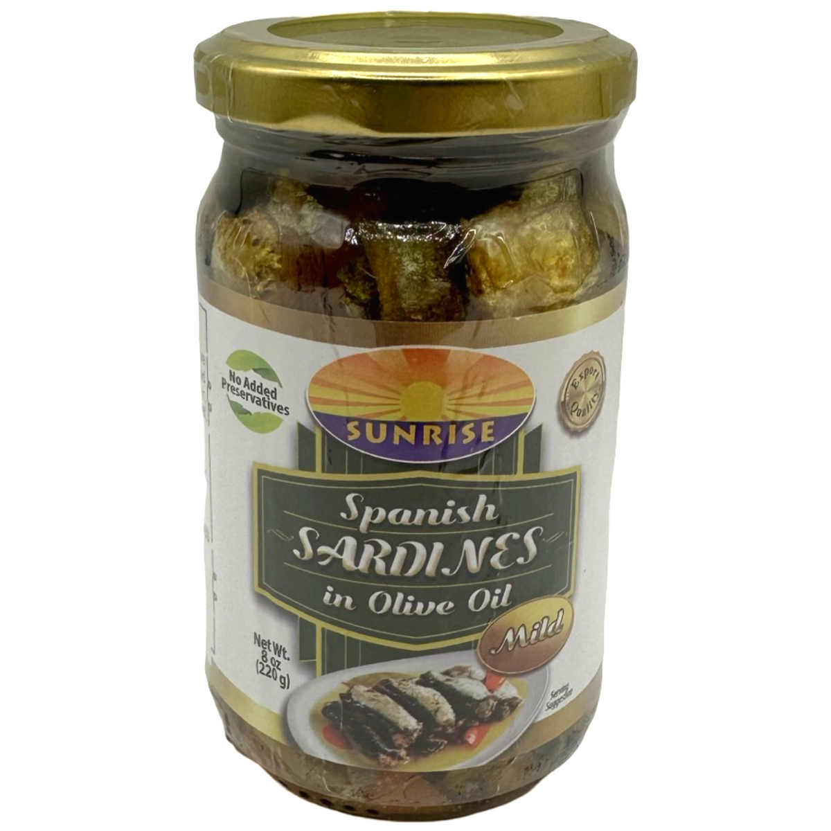 Sunrise – Abgefüllte spanische Sardinen in Olivenöl Mild – 220 G