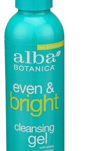 Alba Botanica Gesichtsreinigung Gel gleichmäßig & hell, 6 Unzen – Packung mit 1