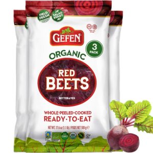 Gefen Bio-rote Rüben geschält gekocht bereit zu essen, 17,6 Unzen (Packung von 3)