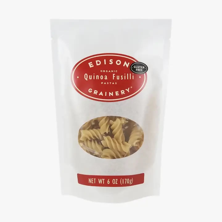 Edison Grainery Bio Quinoa Pasta Fusilli, glutenfreie Beutel – 18 Beutel x 6 oz