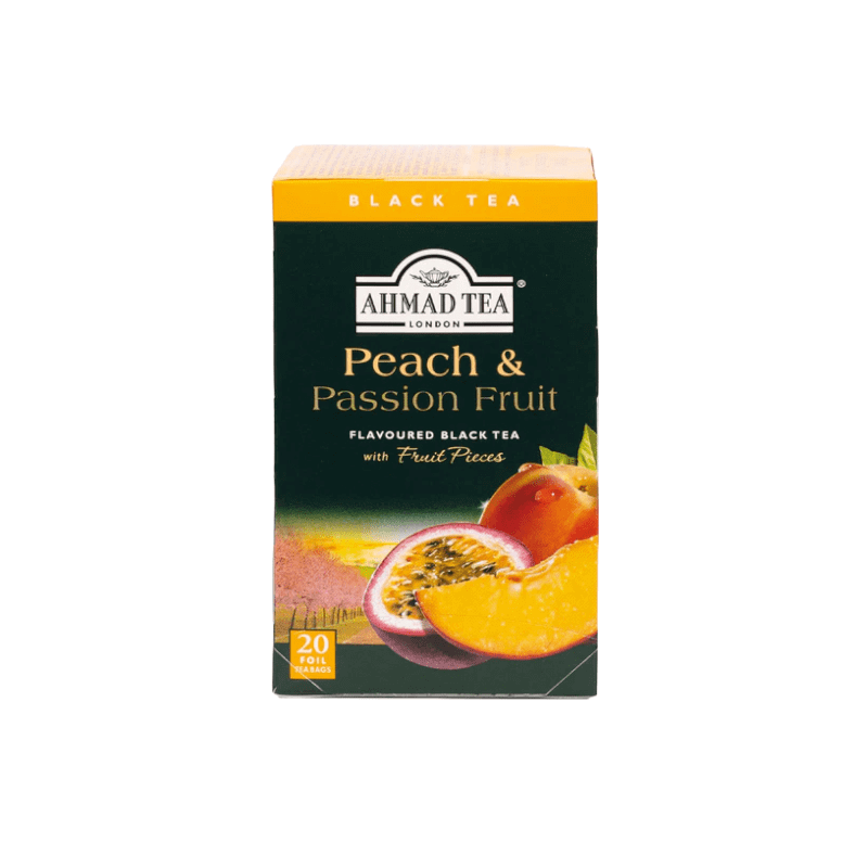 AHMAD TEA Pfirsich & Passionsfrucht Frucht Schwarzer Tee