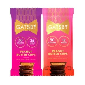 Gatsby – Cups dunkle Erdnussbutter 1,41 Unzen – Packung mit 12 Stück