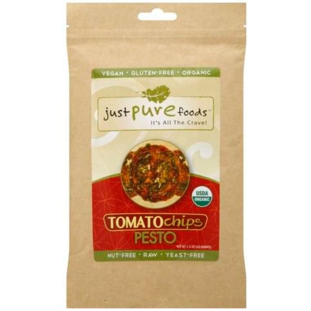 Nur reine Lebensmittel – Pesto Tomate Chips