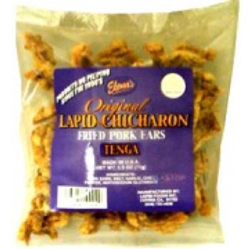 Elena's Original Lapid – Chicharon – Gebratene Schweineohren – Tenga ng Baboy – 2.5 OZ