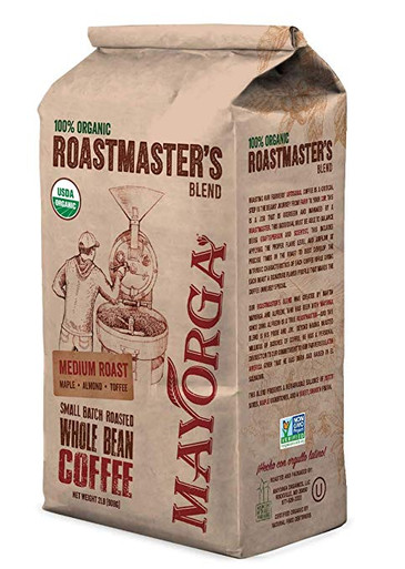 Mayorga Bio Kaffeebohne Roastmaster's Blend, 32 oz