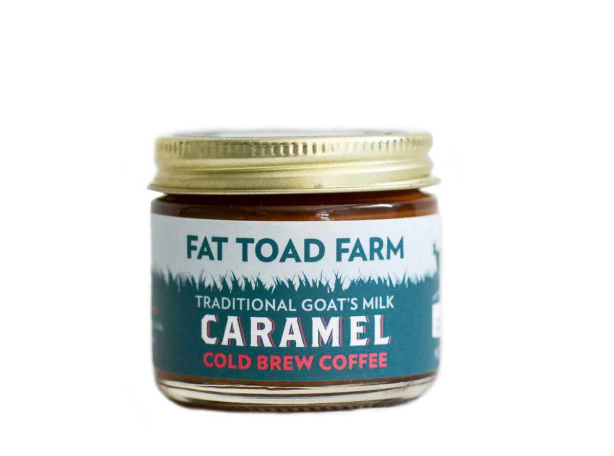Fat Toad Farm Cold Brew Kaffee Ziege Milch Karamell Gläser – 12 x 2oz