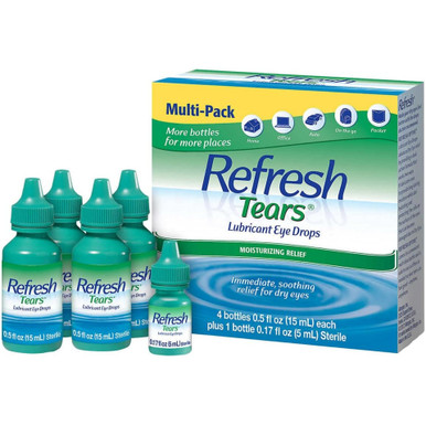 Refresh Plus Gleitmittel Augentropfen, Multipack